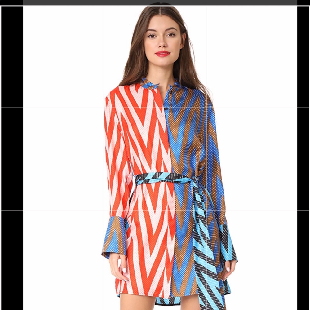 DVF wrap dress in Odeon print
